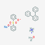 Formaldehyde, polymers with sulfonated terphenyl and sulfonylbis[phenol], ammonium sodium salts molecular structure