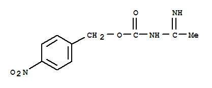 4-NITROBENZYL(1-AMINOETHYLIDENE)CARBAMATE molecular structure