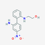 2-((2'-AMINO-4'-NITRO(1,1'-BIPHENYL)-2-YL)AMINO)ETHANOL molecular structure