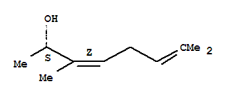 [S-(Z)]-3,7-dimethyl-3,6-octadien-2-ol molecular structure