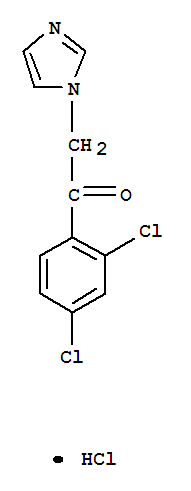 1-(2,4-DICHLORO-PHENYL)-2-IMIDAZOL-1-YL-ETHANONE HYDROCHLORIDE molecular structure