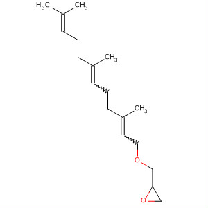 Oxirane, [[(3,7,11-trimethyl-2,6,10-dodecatrienyl)oxy]methyl]- molecular structure