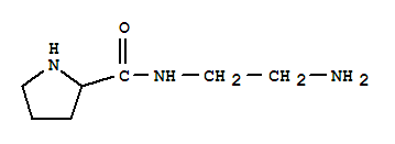 2-PYRROLIDINECARBOXAMIDE,N-(2-AMINOETHYL)- molecular structure