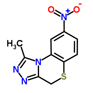 1-methyl-8-nitro-4h-[1,2,4]triazolo[3,4-c][1,4]benzothiazine